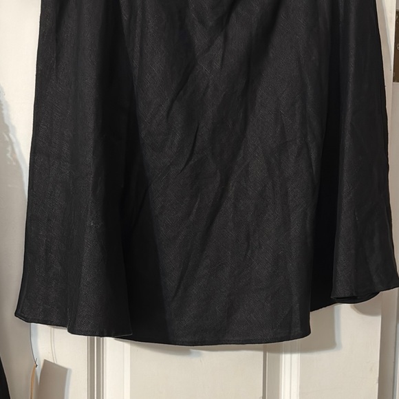 Reformation Linen Black Lace Trim Top and Skirt Set - Picture 11 of 11